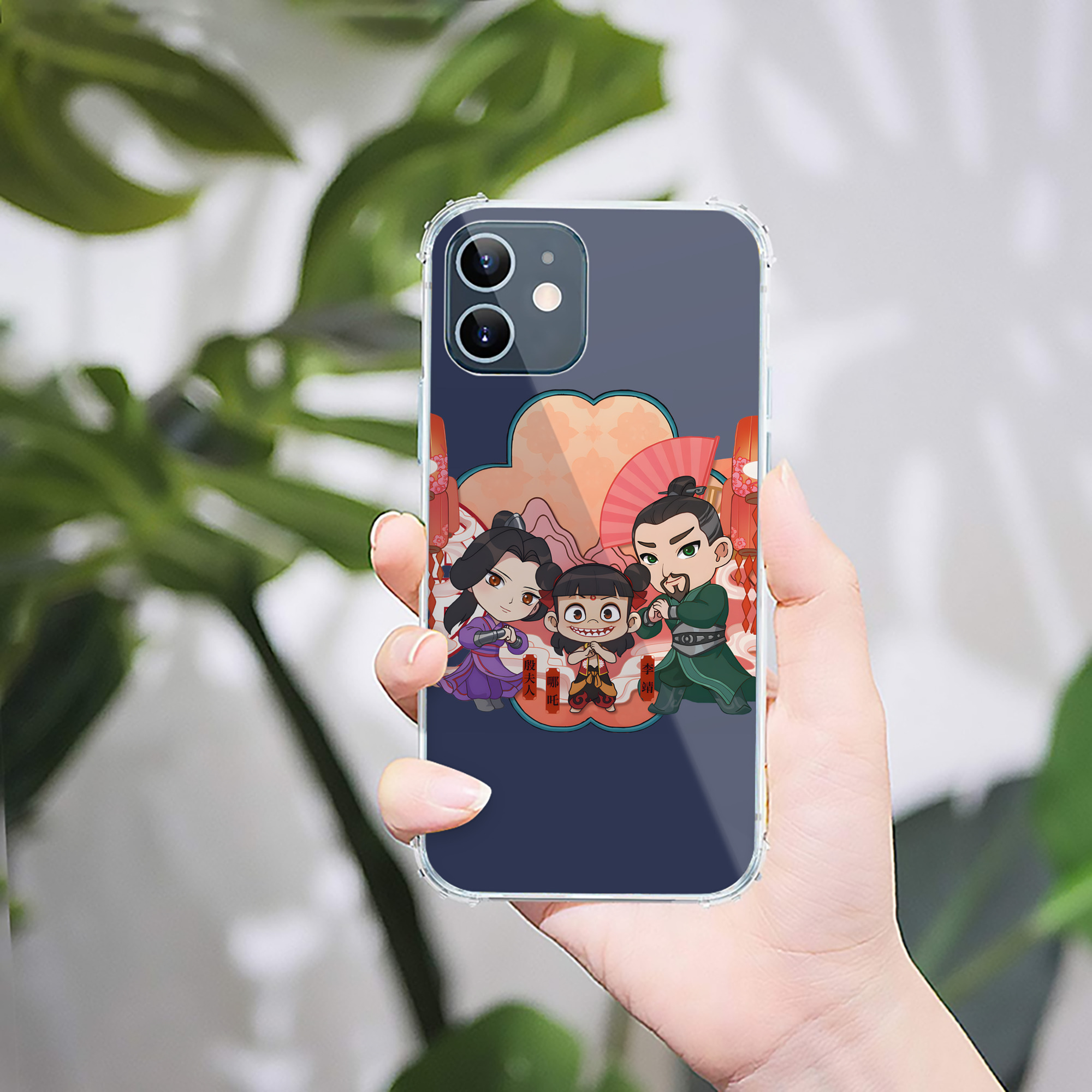 （画像用） Ne Zha 2 ナタ 魔童の大暴れ 【iPhone 12シリーズ対応】透明スマホケース（クリアソフトケース）